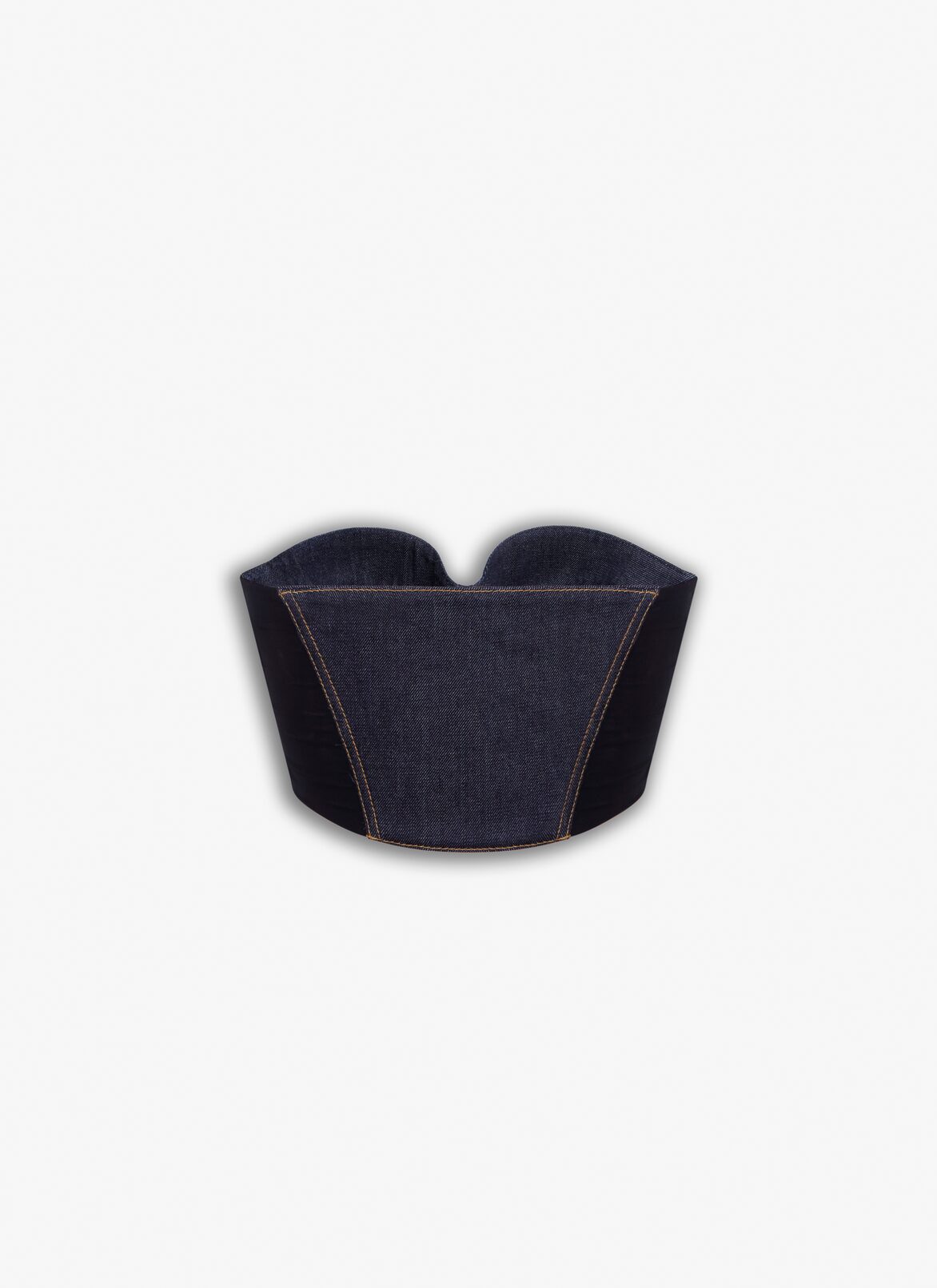 BUSTIER BRA ALAÏA BLUE BUSTIER BRA